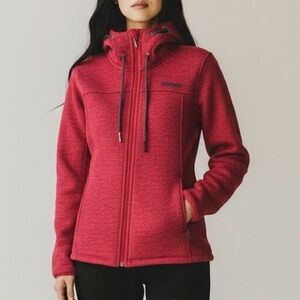 Bench Hooded Zip Jacket Pink
